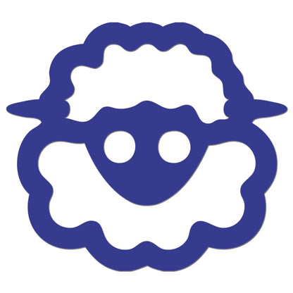 Funny Cartoon Sheep Sticker