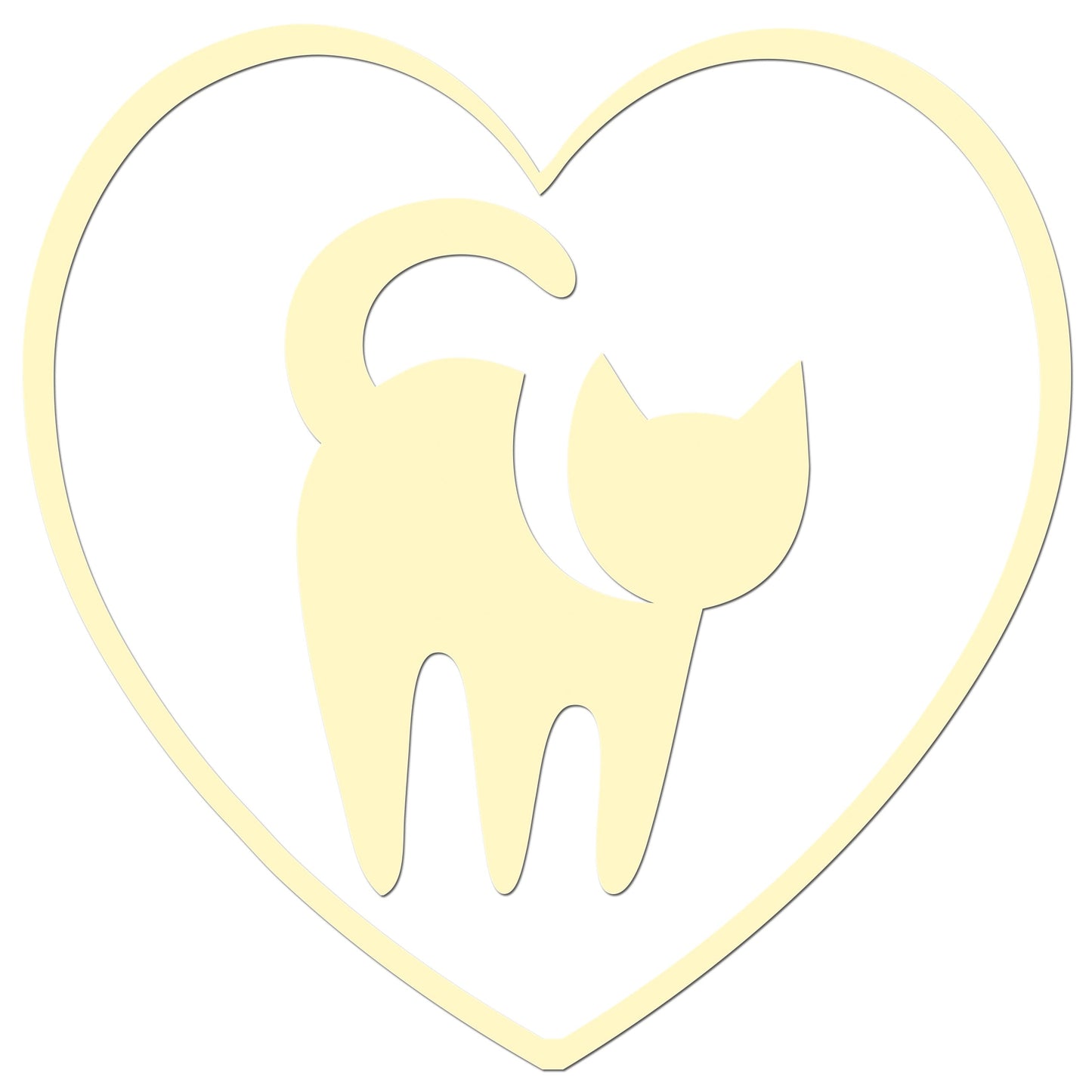 I Love My Cat Sticker