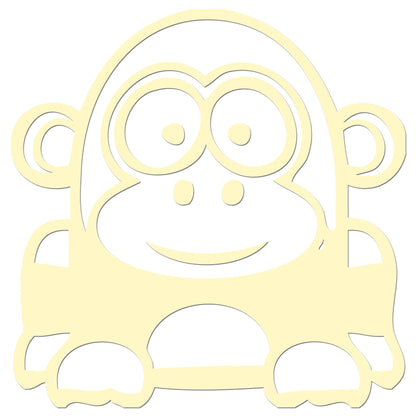 Funny Cartoon Gorilla Sticker
