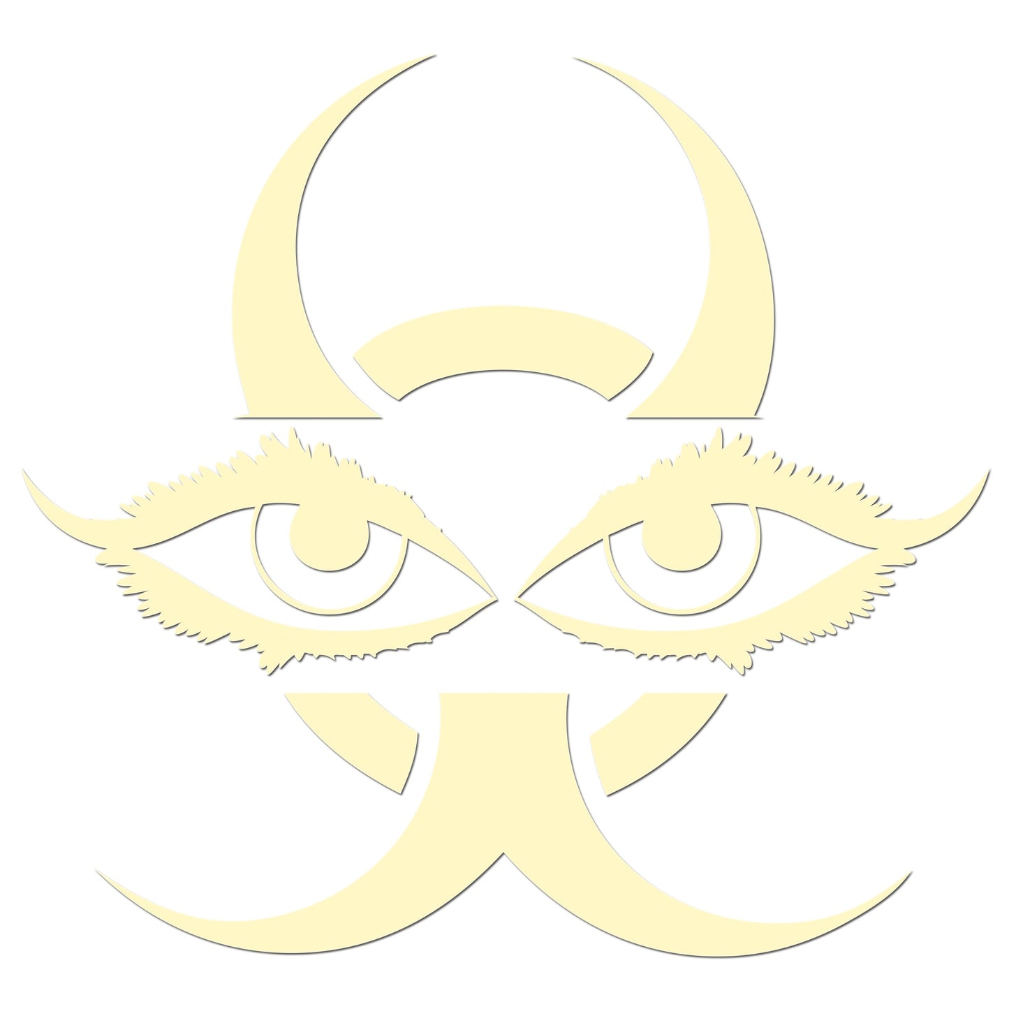 Chinese Devil Eyes Sticker