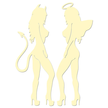 Sexy Angel Sexy Devil Sticker