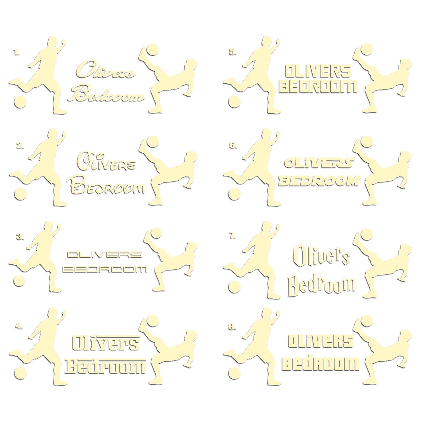 Boys Bedroom Door Sticker