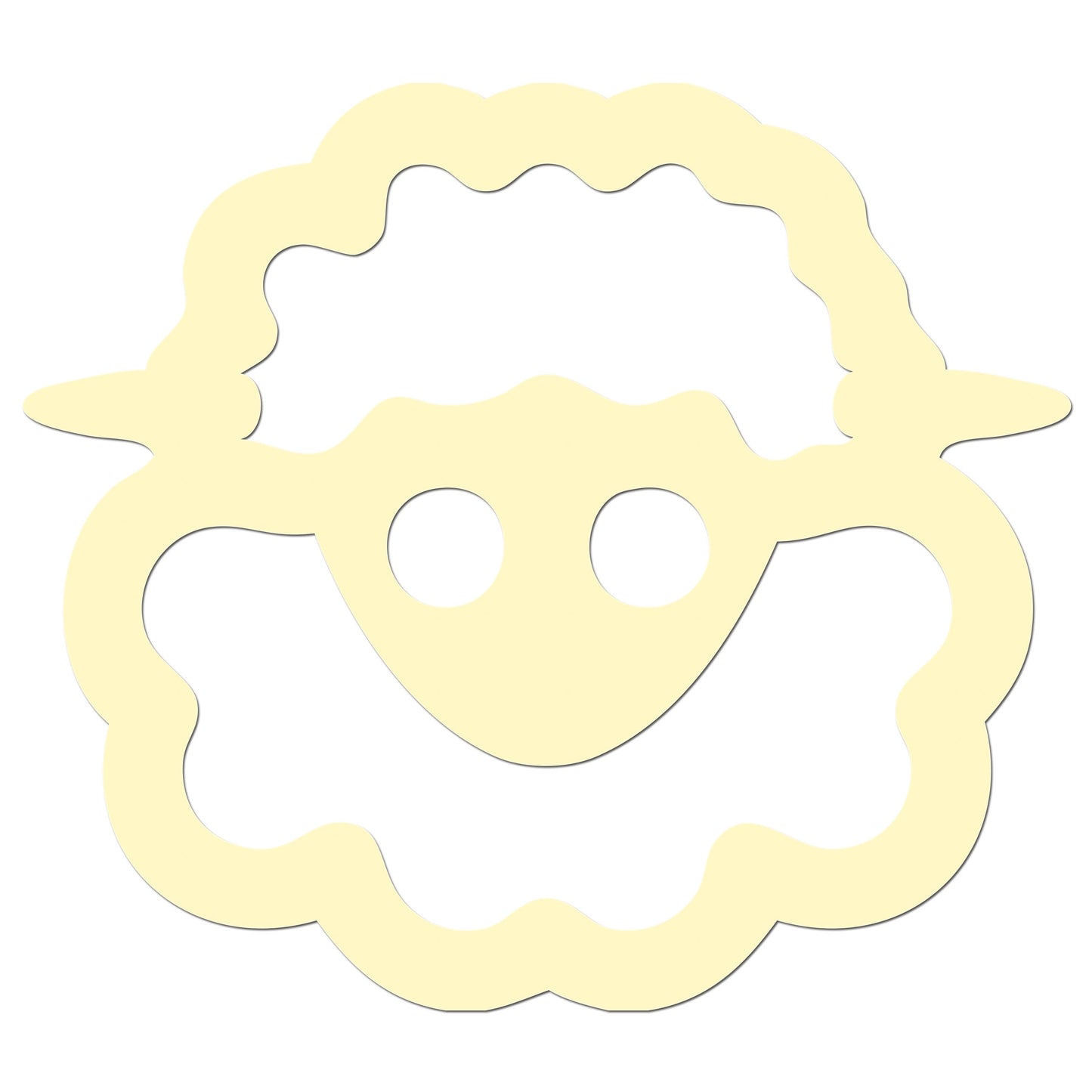 Funny Cartoon Sheep Sticker