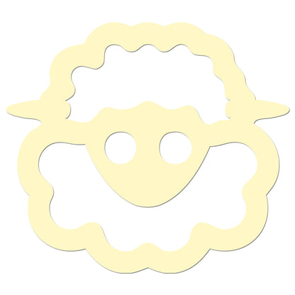 Funny Cartoon Sheep Sticker