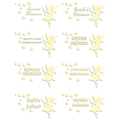 Girls Bedroom Door Sticker