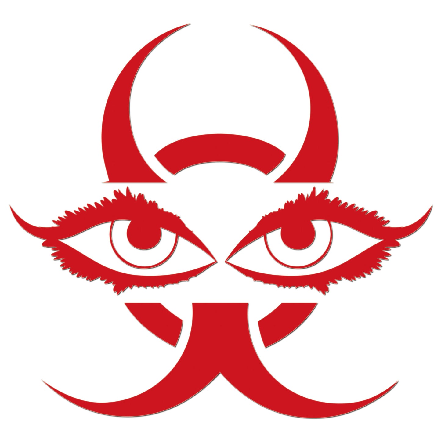 Chinese Devil Eyes Sticker
