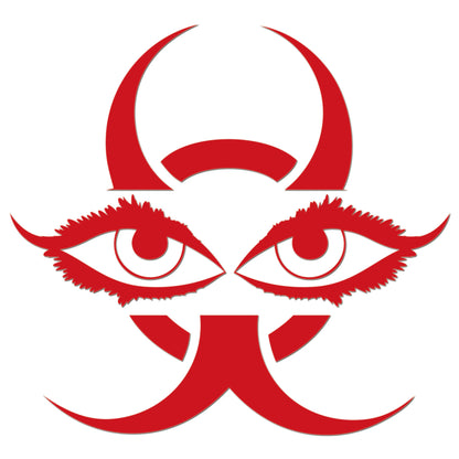 Chinese Devil Eyes Sticker