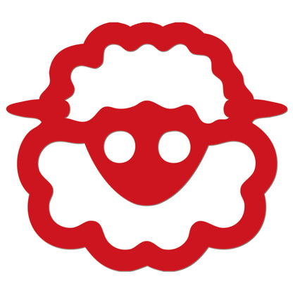 Funny Cartoon Sheep Sticker