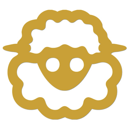 Funny Cartoon Sheep Sticker