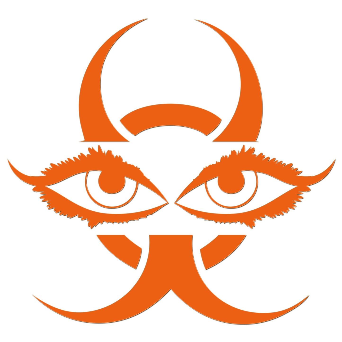 Chinese Devil Eyes Sticker