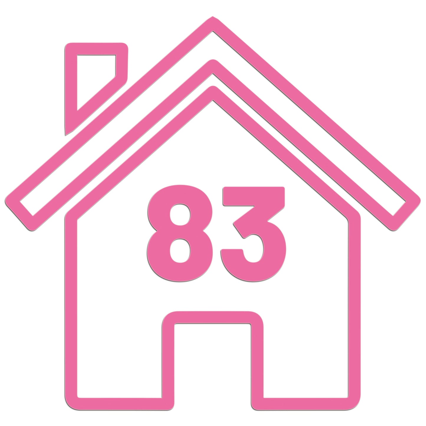 Wheelie Bin House Sticker