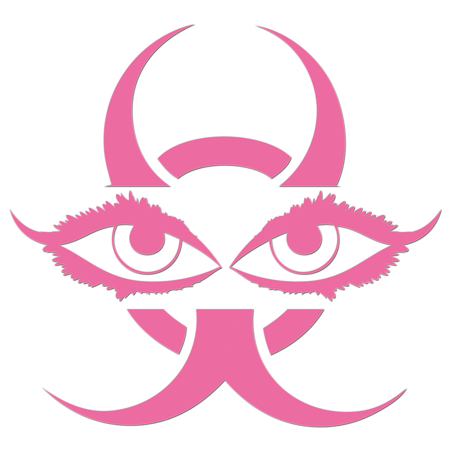 Chinese Devil Eyes Sticker