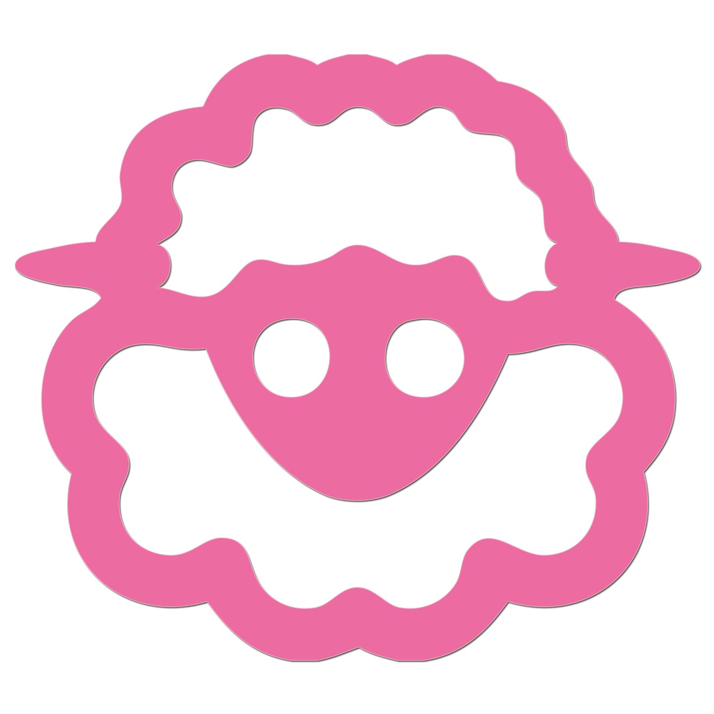 Funny Cartoon Sheep Sticker