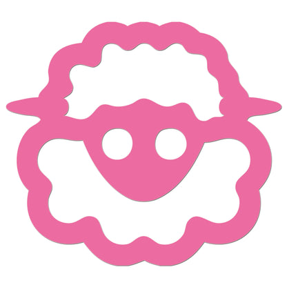 Funny Cartoon Sheep Sticker