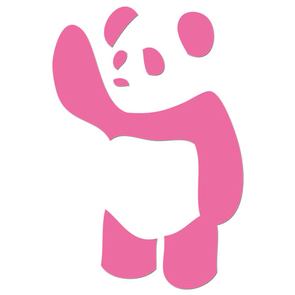 Waving Panda Sticker