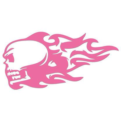 Flaming Skull Sticker