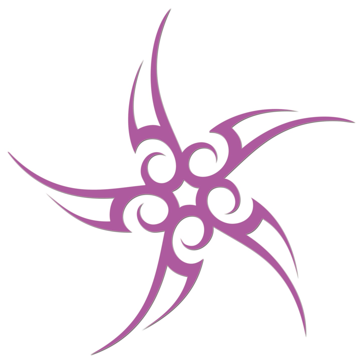 Tribal Five Star Sticker