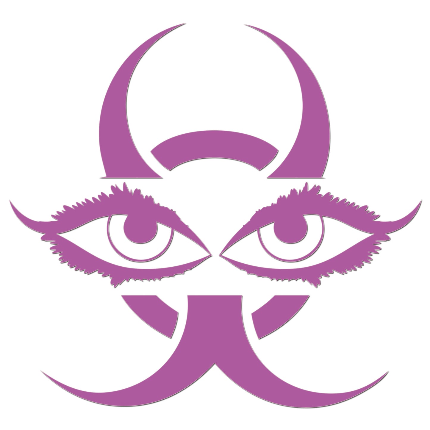 Chinese Devil Eyes Sticker