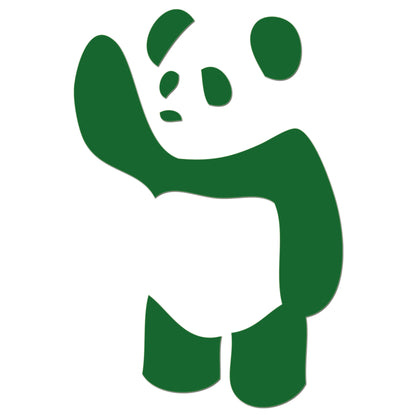 Waving Panda Sticker