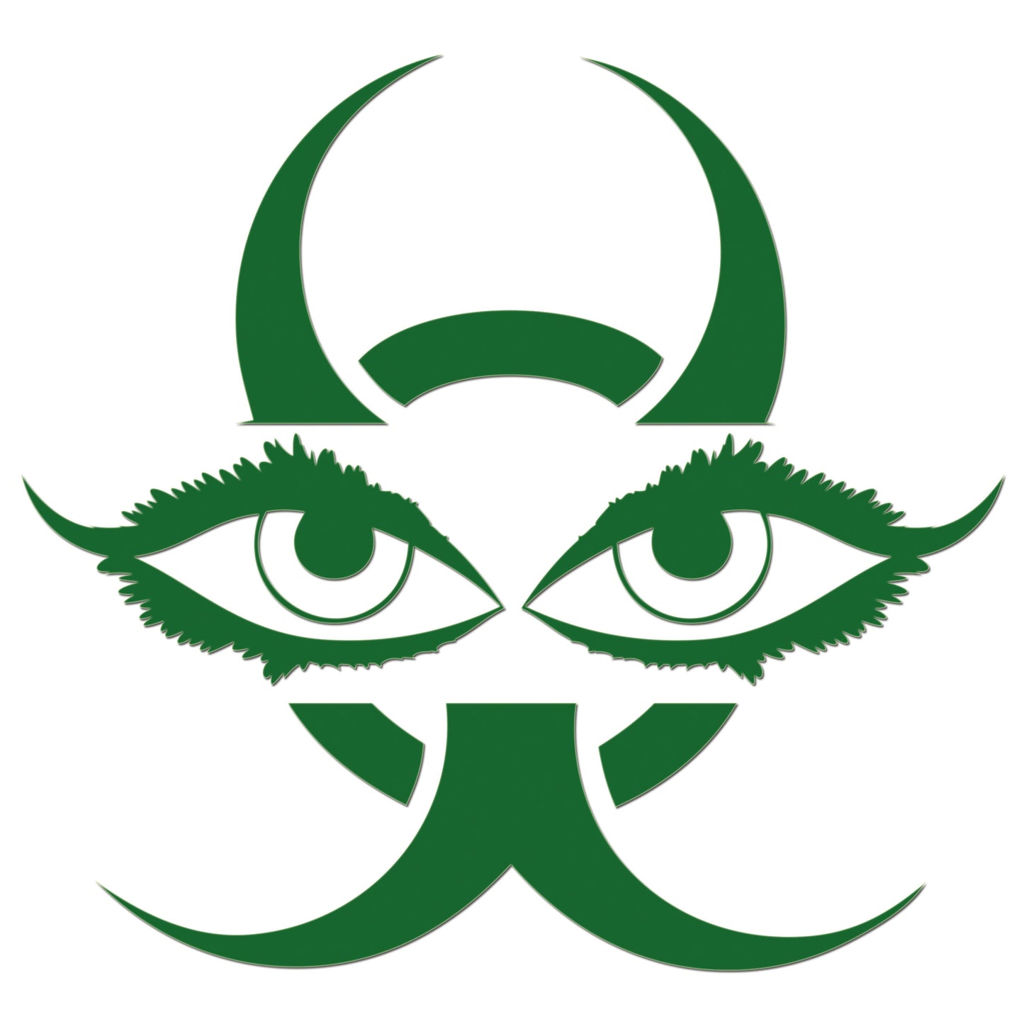 Chinese Devil Eyes Sticker