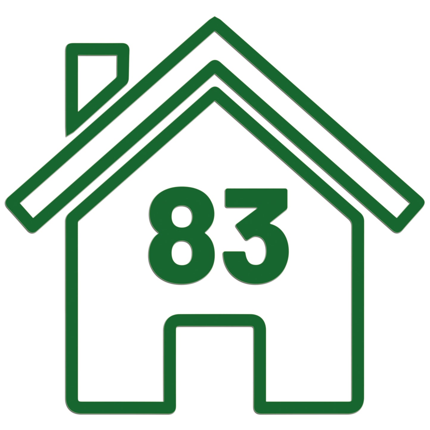 Wheelie Bin House Sticker