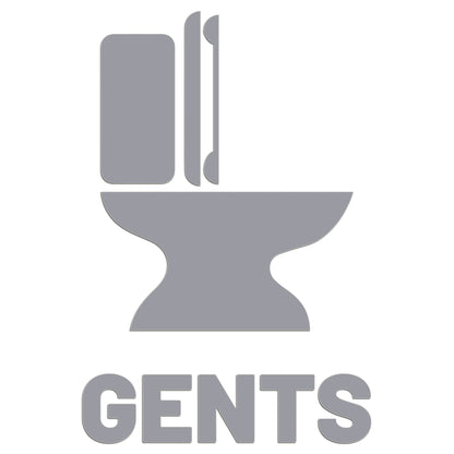 Mens Toilet Restroom Sign Sticker