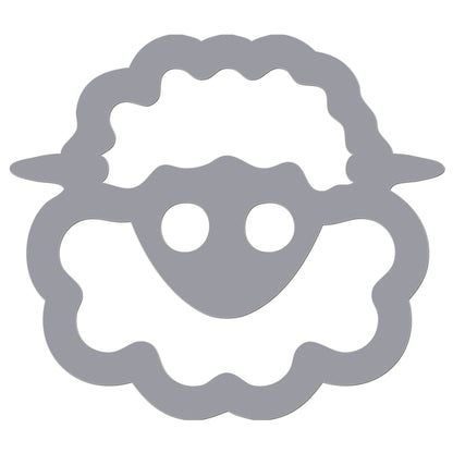 Funny Cartoon Sheep Sticker