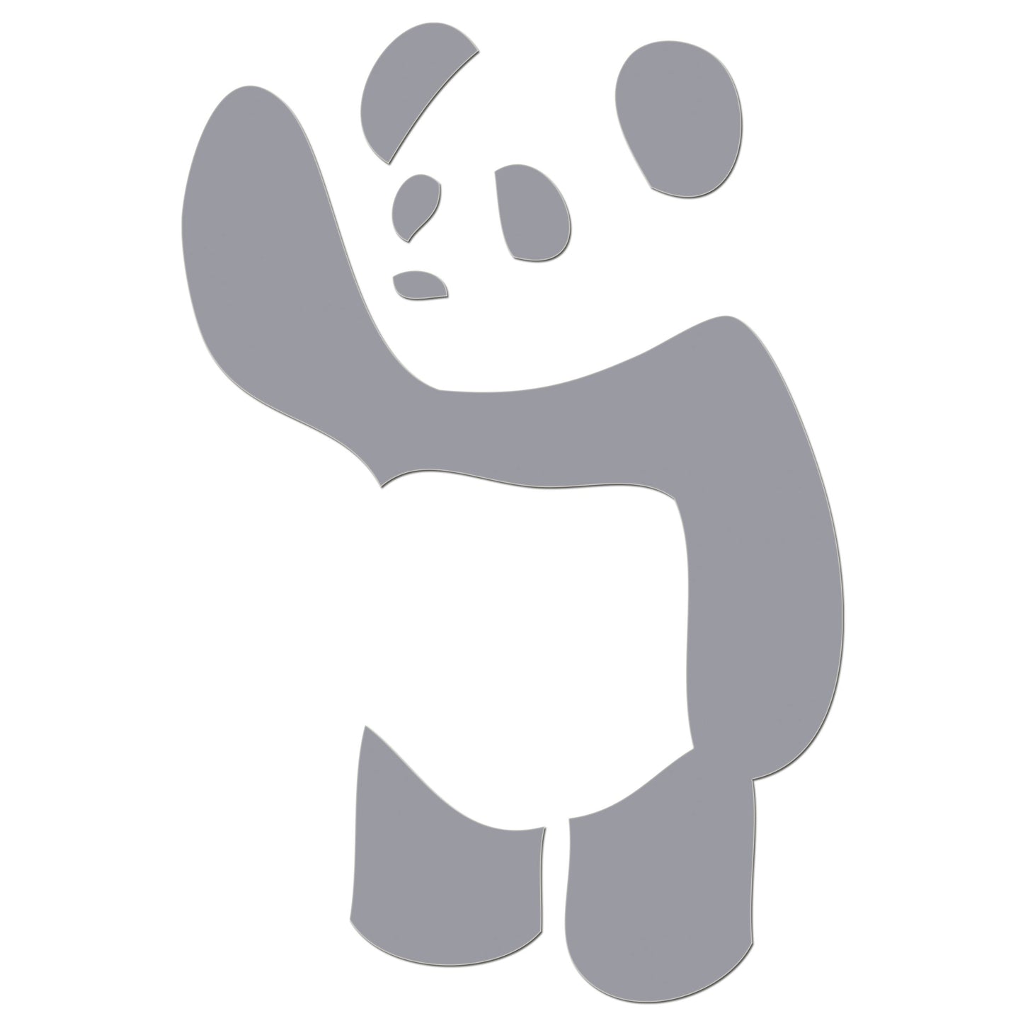 Waving Panda Sticker