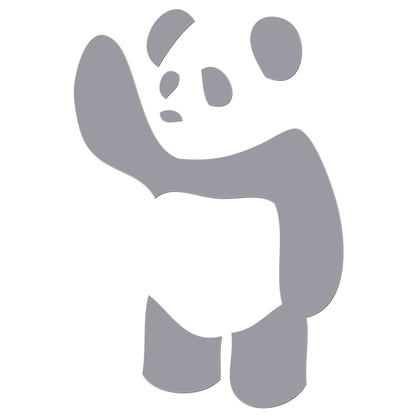 Waving Panda Sticker