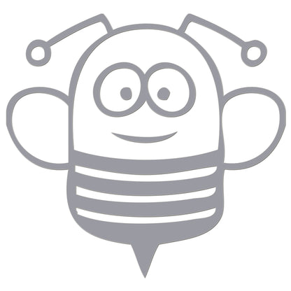 Funny Cartoon Bee Sticker