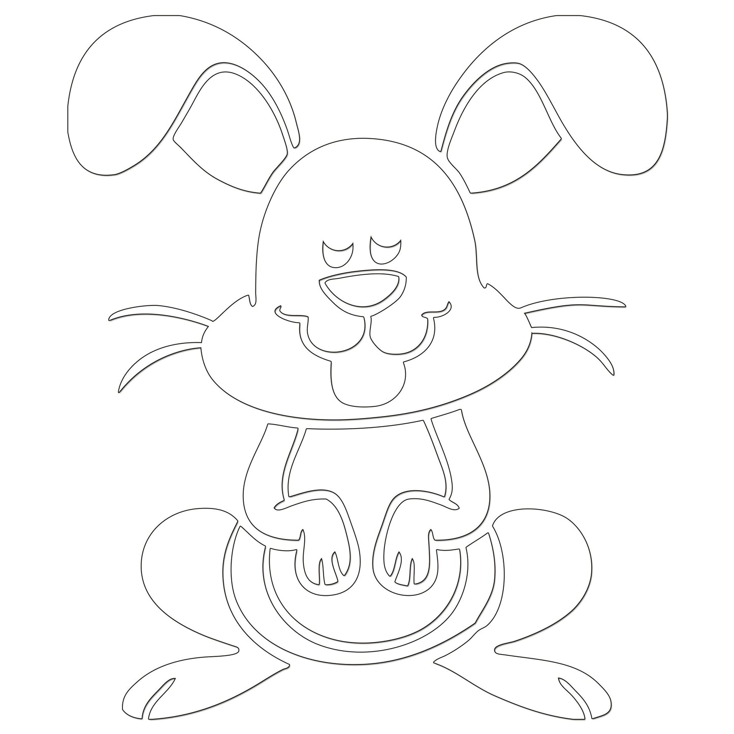 Funny Bunny Sticker