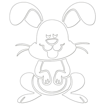 Funny Bunny Sticker