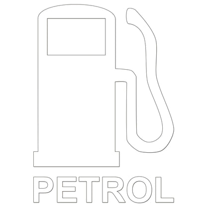 Petrol Sign Sticker