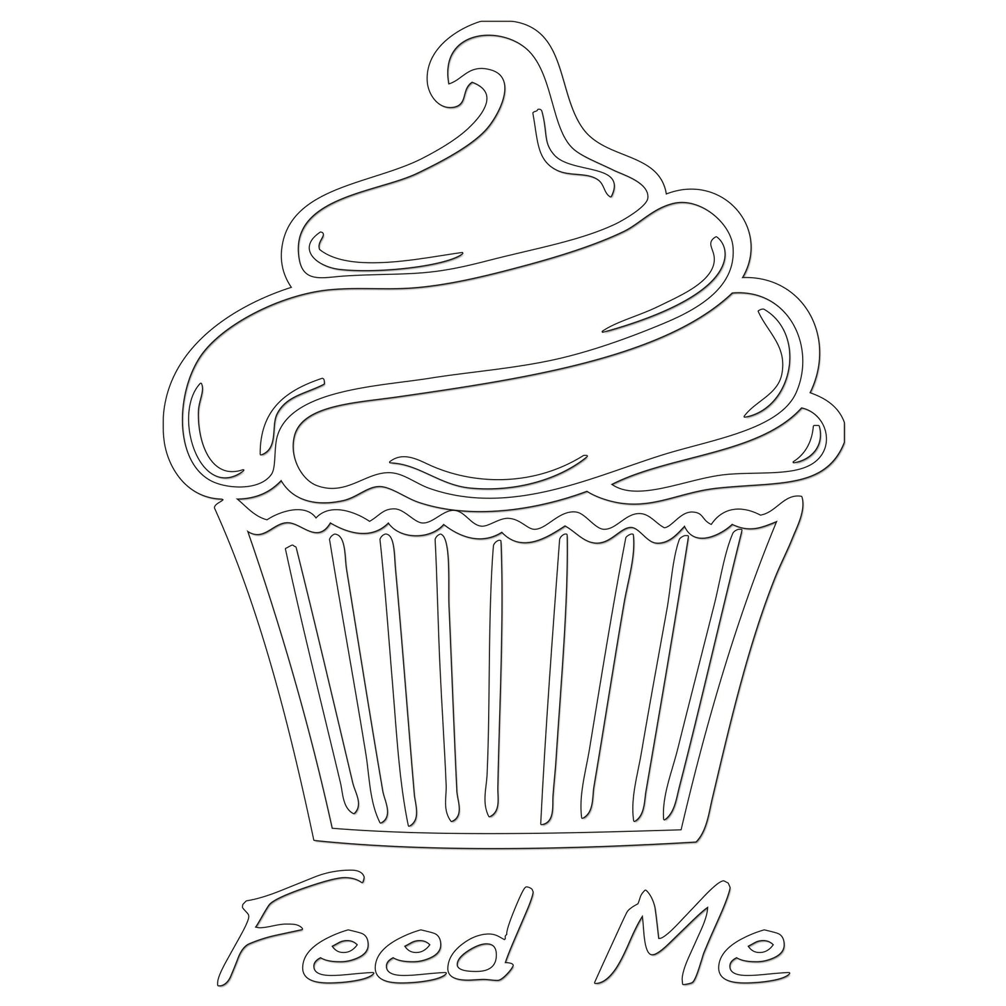 Cupcake Sticker