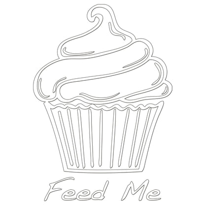 Cupcake Sticker