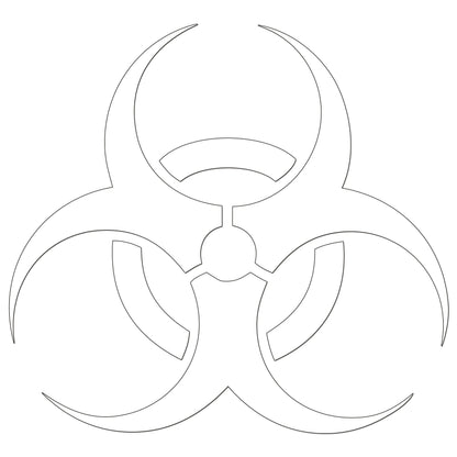 Biohazard Sticker