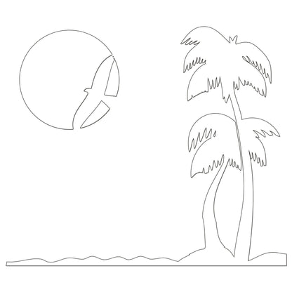 Paradise Beach Sticker