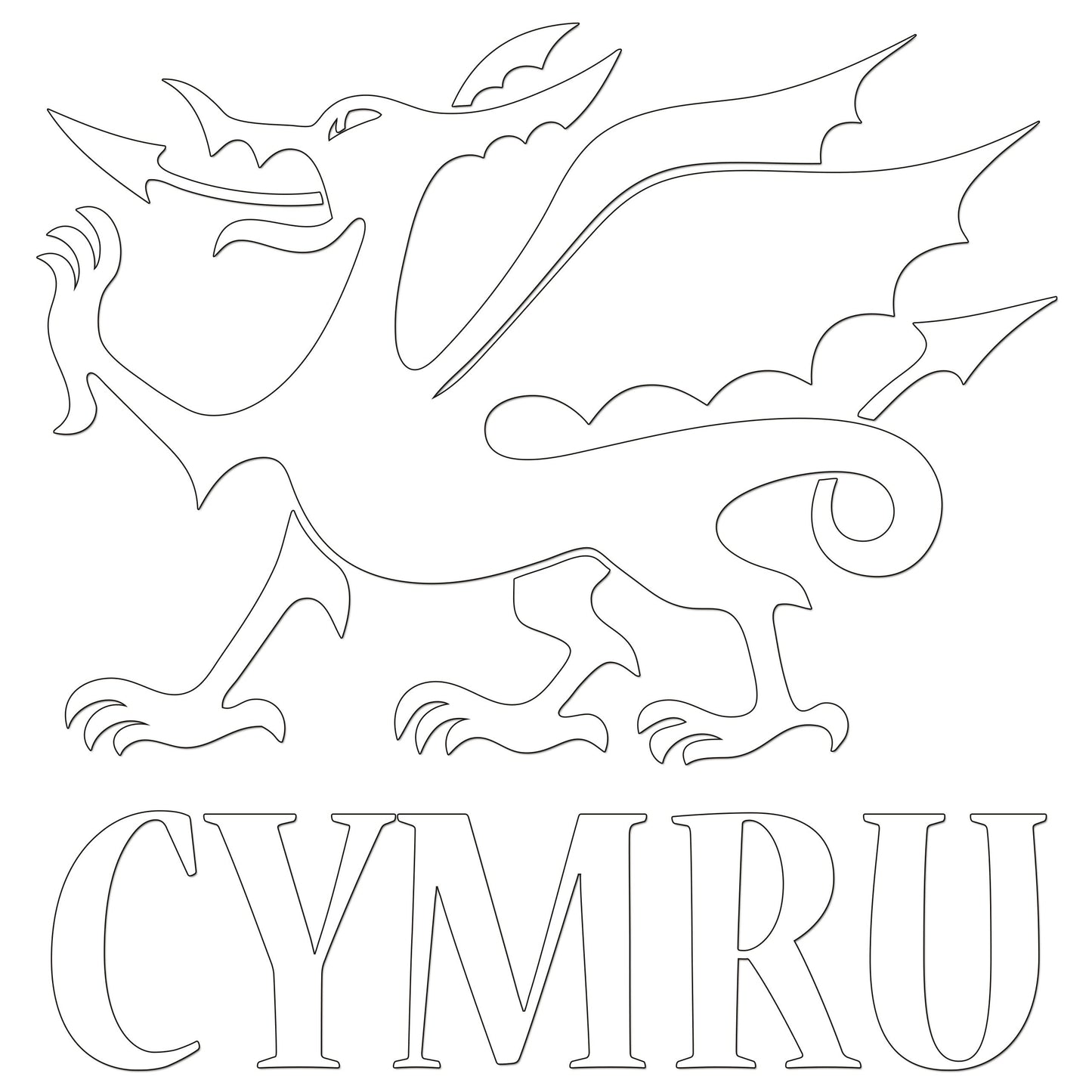 Cymru Dragon Sticker