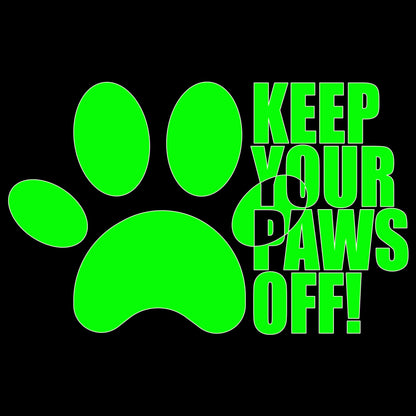 Keep Your Paws Off Sticker
