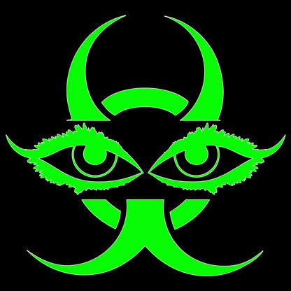 Chinese Devil Eyes Sticker