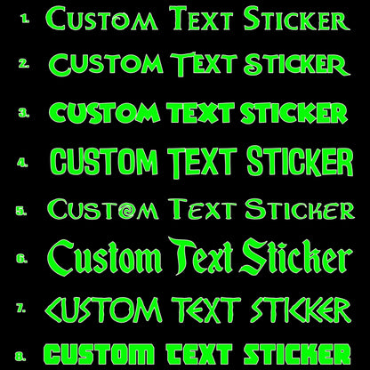 Famous Movie Fonts Sticker