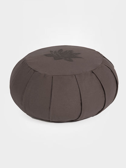 Yoga Studio GOTS Organic Cotton Round Lotus Zafu Buckwheat Cushion