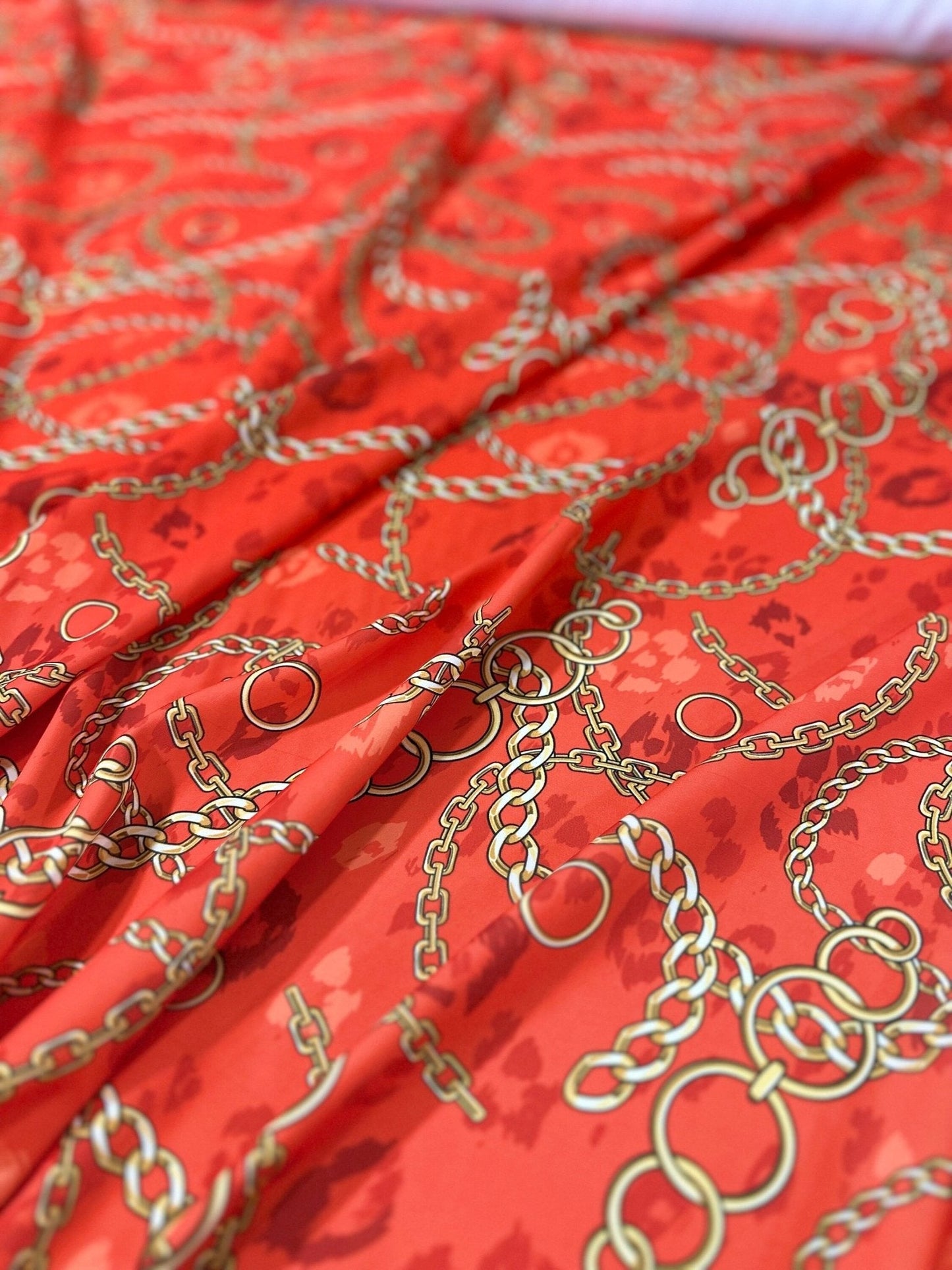 Gold Chain Fabric