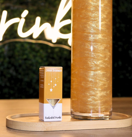 Gold Edible Drink Shimmer