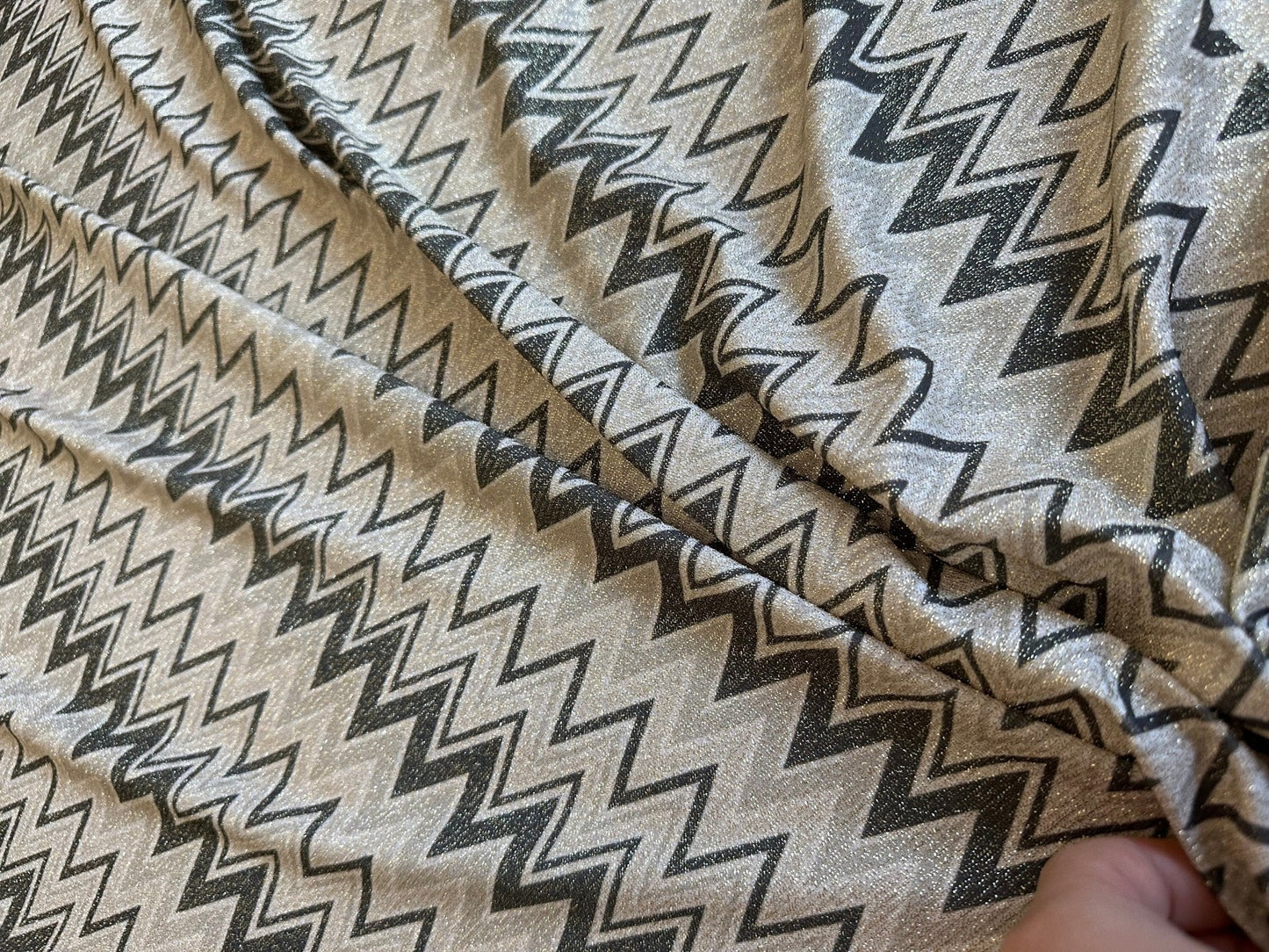 Gold Lurex Glitter Fabric