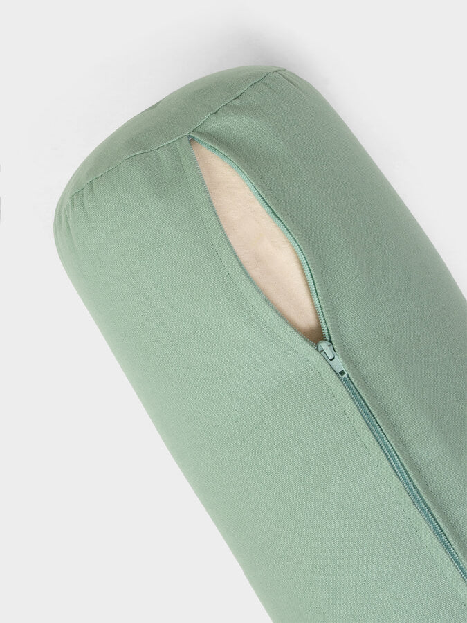 Yoga Studio Organic Cotton Buckwheat Lotus Meditation Bolster Cushion