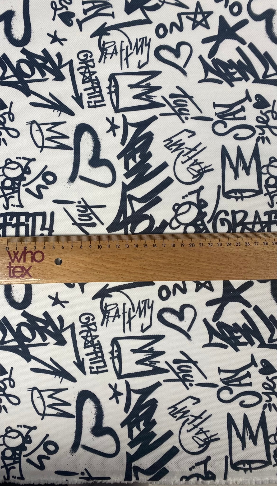 Graffiti Pattern Activewear Fabric – Fabric by Metre, Multiple Options for Sewing & Dressmaking