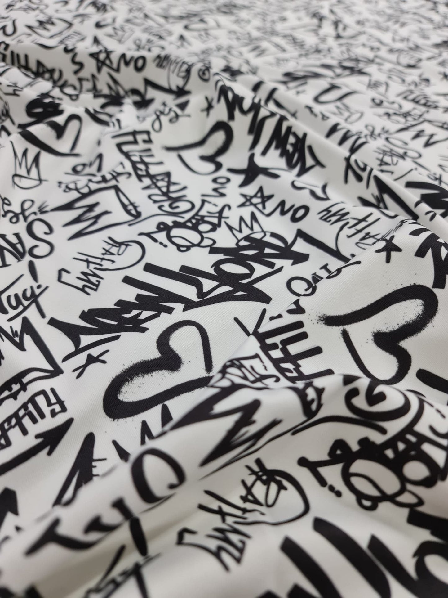 Graffiti Pattern Activewear Fabric