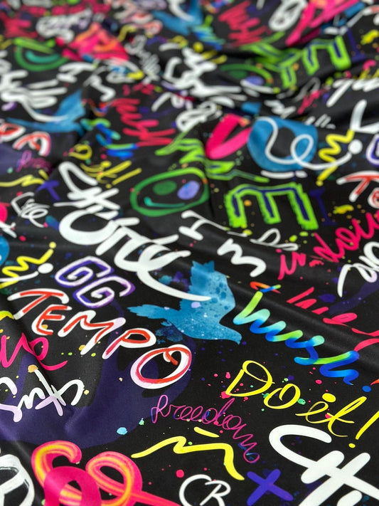 Graffiti Street Art Fabric
