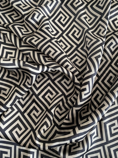 Greek Key Design Fabric